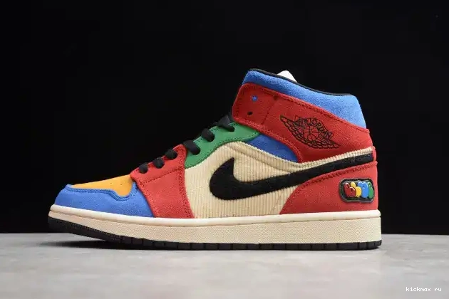 Rep the Fearless 1 Jordan Blue Great Air SE Mid CU2805-100 0509